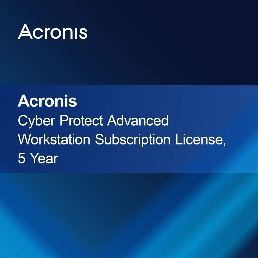 Acronis Cyber Protect Advanced Workstation Subscription License 5 Year